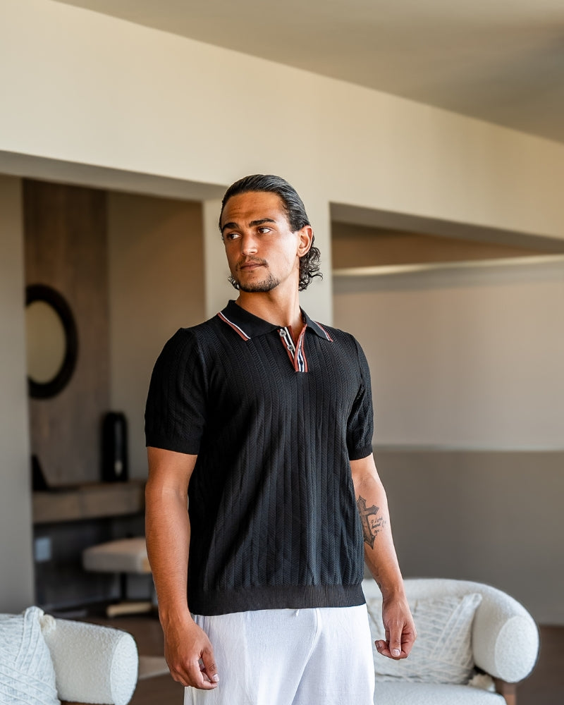 Ashford knitted polo