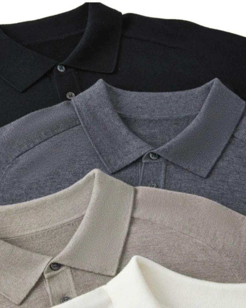 100% Premium Wool Polo Shirt