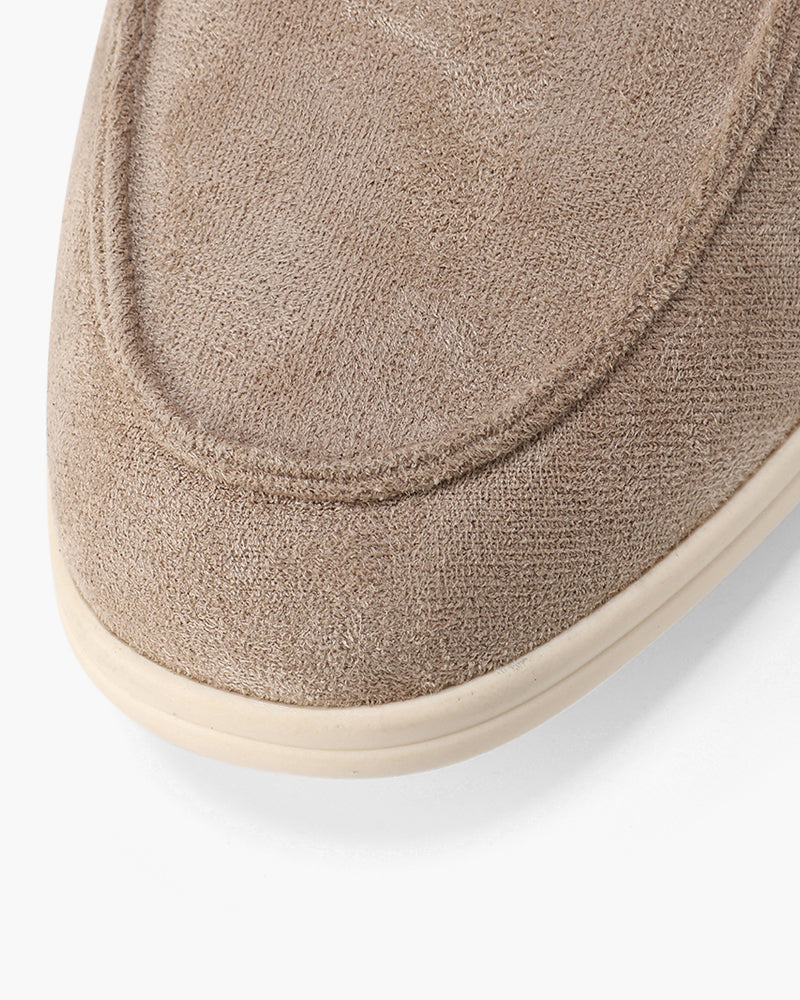 Suede slippers
