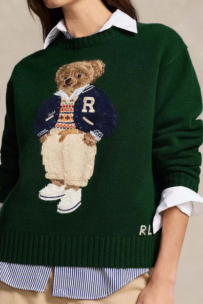 Sweater R&amp;L | Polo Bear Green 