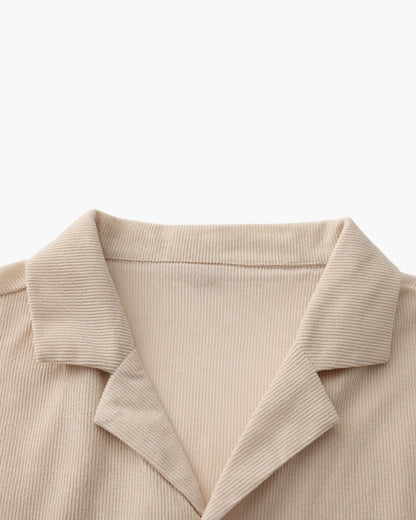 The Riviera velvet corduroy set