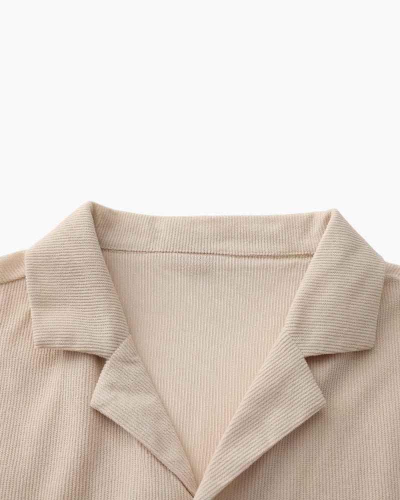 The Riviera velvet corduroy set