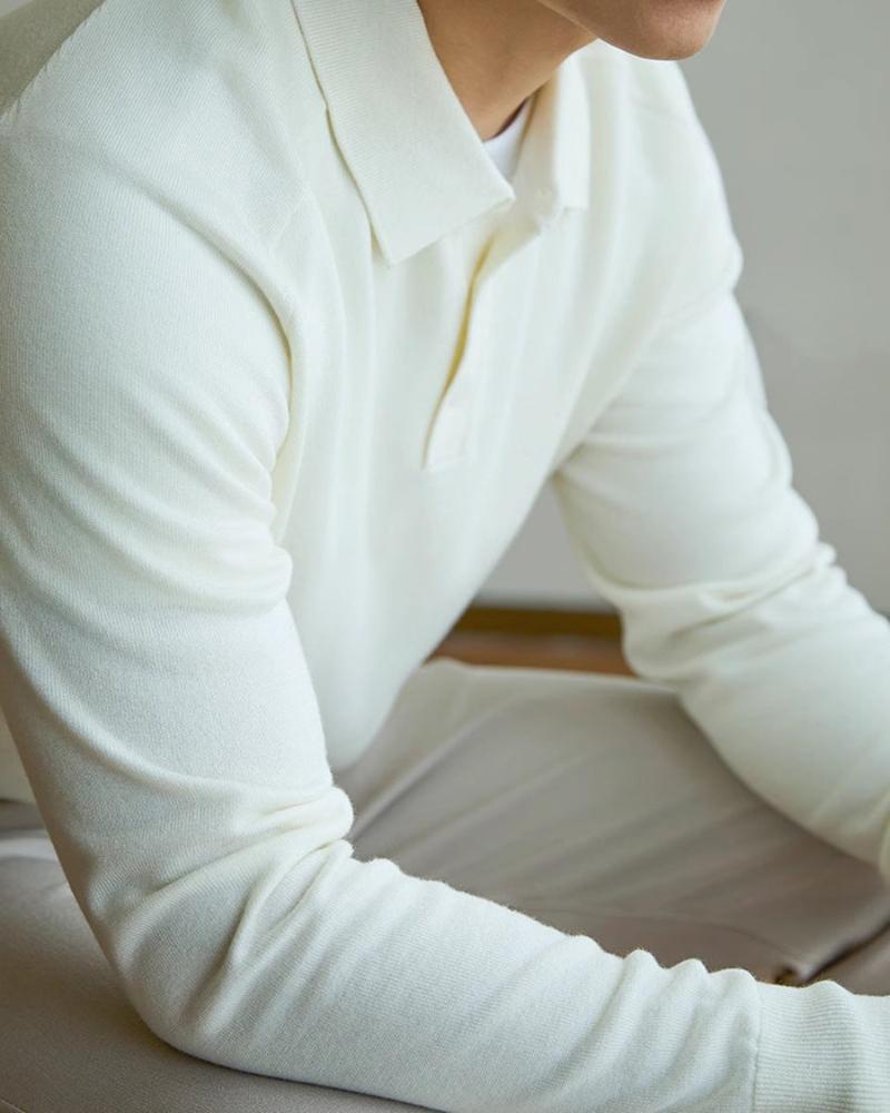 100% Premium Wool Polo Shirt