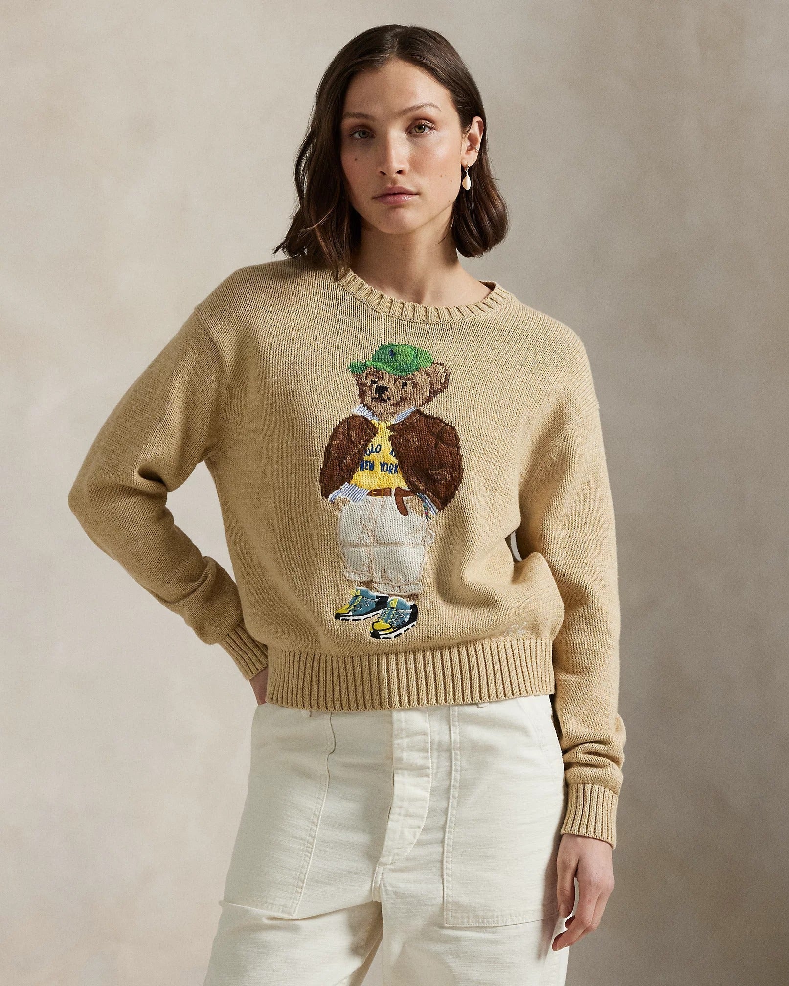 Sweater R&amp;L | Polo Bear Beige 