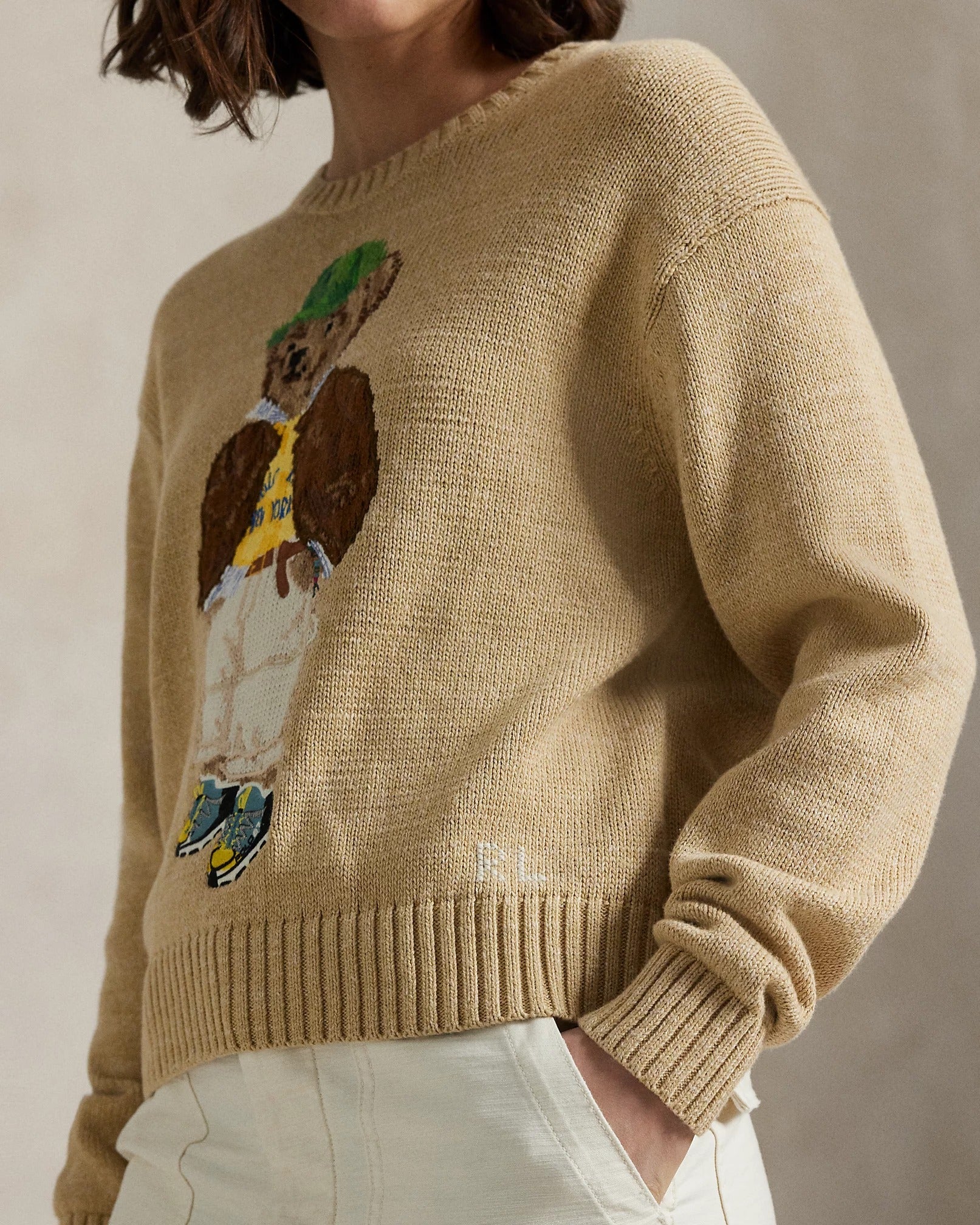 Sweater R&amp;L | Polo Bear Beige 