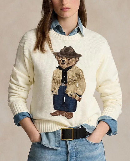 Sweater R&amp;L | Bear Hat
