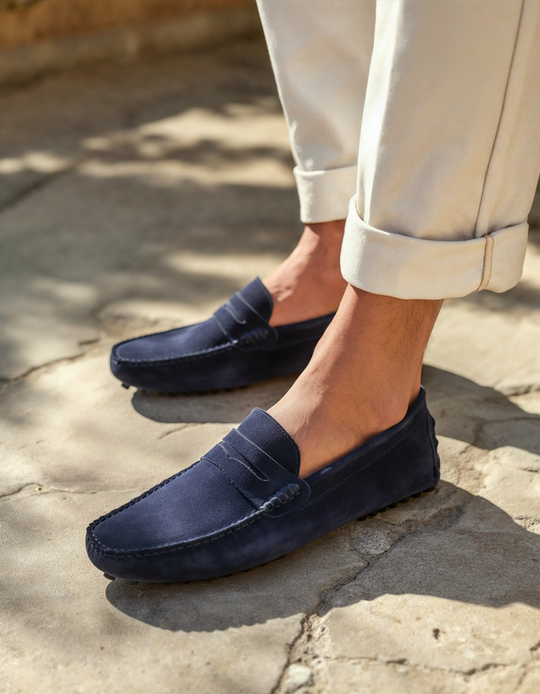 Suede Driver Slipper