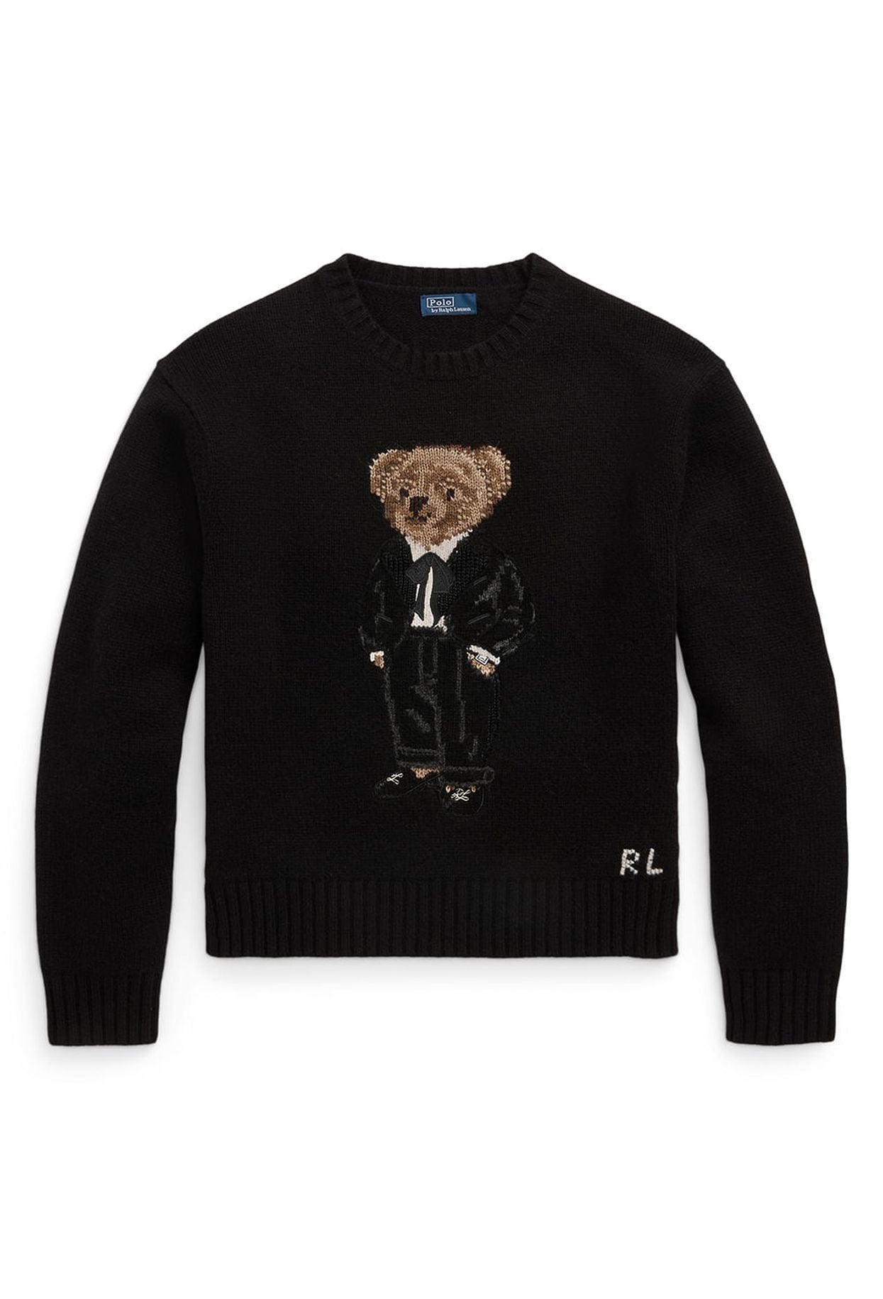 Sweater R&amp;L | Black Polo Bear 