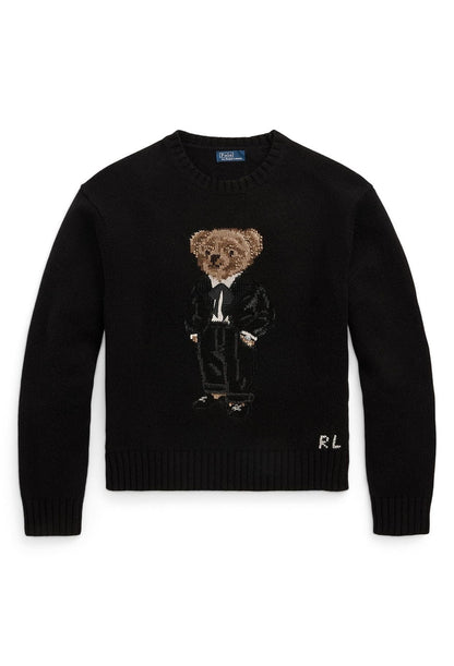Sweater R&amp;L | Black Polo Bear 