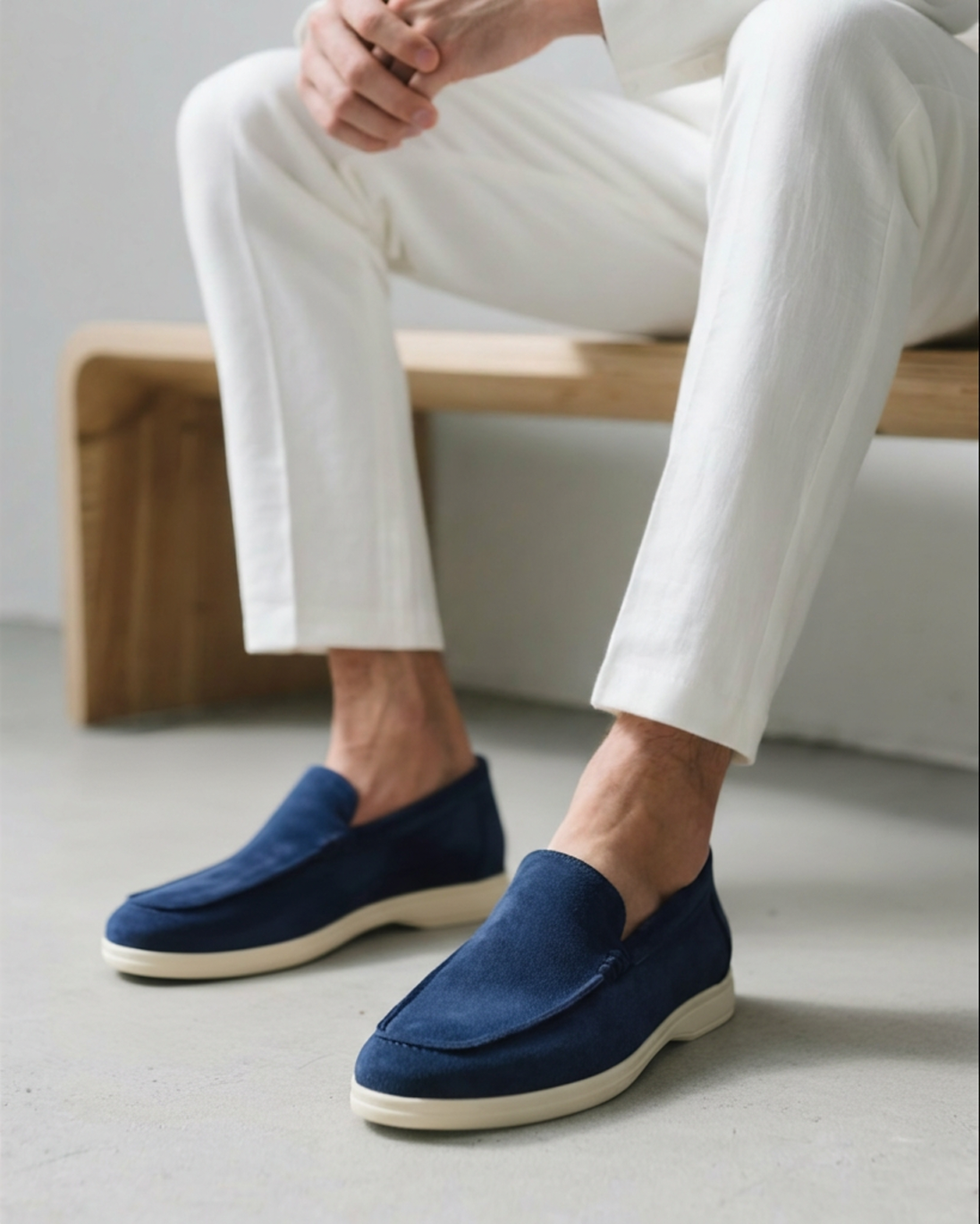 Suede slippers