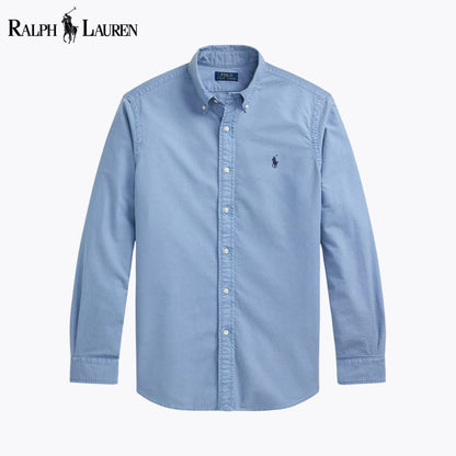 RL Slim Fit Garment-Dyed Oxford Shirt