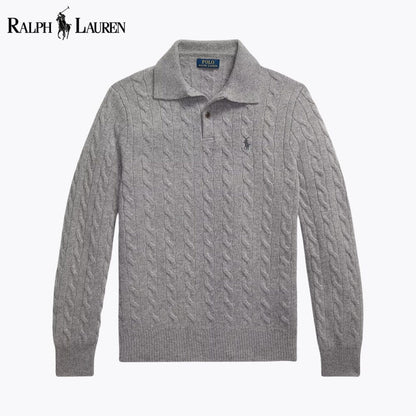 RL Wool–Cashmere Cable-Knit Jumper
