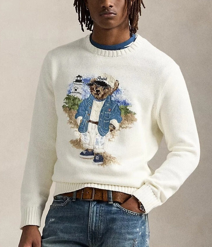 Sweater R&amp;L | Blue Polo Bear 