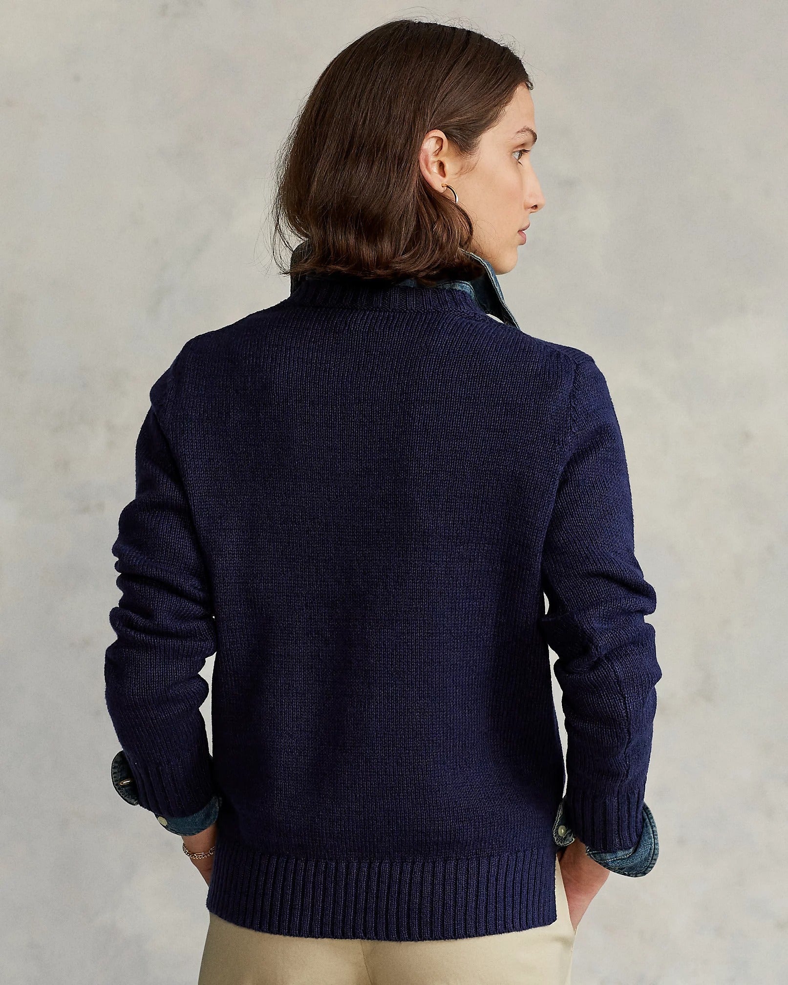 Sweater R&amp;L | Linen Crew Neck