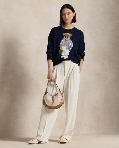 Sweater R&amp;L | Navy Blue Polo Bear 