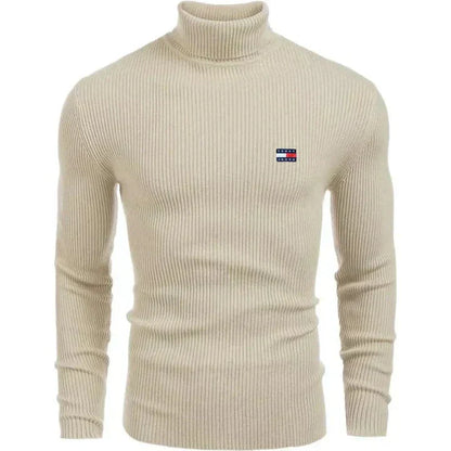 TH Turtleneck Classic Knit Sweater